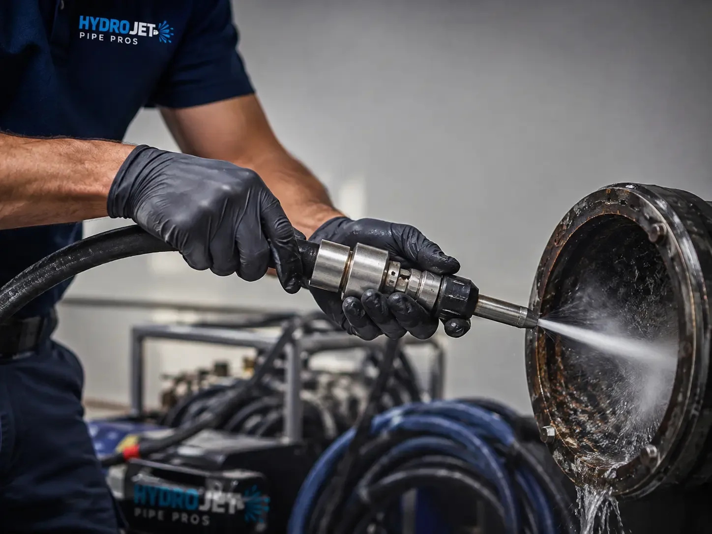 Hydro Jet Pipe Descaling in Four Lakes, WA